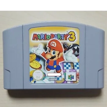 N64 Serie 64 Bit Mario Party3 EUR PAL Versie N64 Video Game Cartridge Kaart engelse Taal
