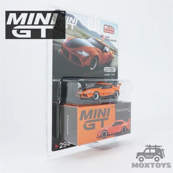 MINI GT 1:64 Pandem GR Supra V1.0 LHD Oranje Diecast Model van de Auto