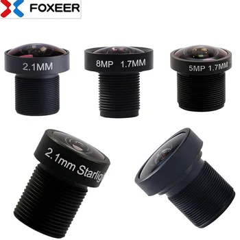 Originele Foxeer M8/M12 vervangende lens 5MP/8MP1.7/1.8/2.1/2.5 mm wide-angle lens, van toepassing op FPV Pijl/Rediator/Falkor camera