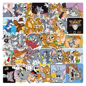 10/30/50Pcs/veel Disney cartoon kat en muis stickers bagage reizen waterdichte decoratieve sticker-graffiti