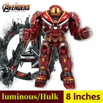 Marvel Avenger Hulk buster Mark44 20cm Actie Figuur LED Licht Tony Stark Iron Man Legends Infinity War Eindspel ZD speelgoedpop