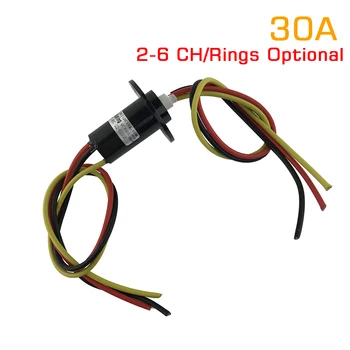 1 Stuk 2/3/4/5/6 Kanaal 30A Slip Ring Diameter 22mm/31mm Draaien Connector Slip Ringen SRC-22-0X30A Capsule Geleidend
