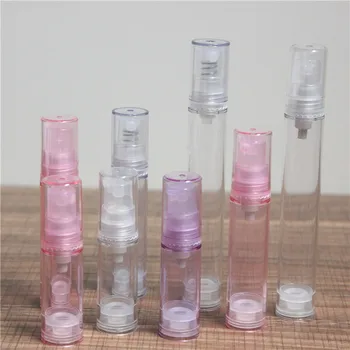 50Pcs 5 ml 10 ml 15 ml Leeg airless pomp plastic flessen vacuum in emulsie fles met lotion pomp cosmetische verpakkingen