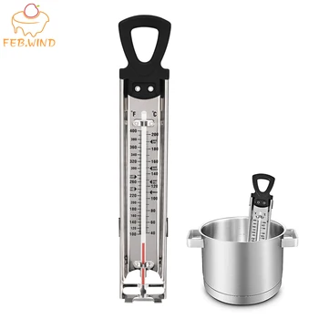 Beste Glas, Zoetwaren/Suiker/Snoep Voedsel Thermometer Thermometer Voor Olie Bakken Water Frituur Thermometers Friteuse 171