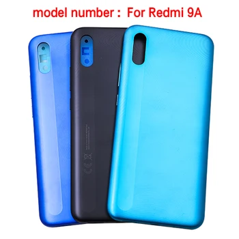 Nieuw Voor Xiaomi Redmi 9A Batterij Back-Cover Redmi 9A achterklep Batterij Behuizing Chassis Toevoegen Volume Knoppen Vervangen