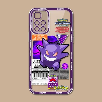Pokemon Gengar Zachte Siliconen Case voor de Xiaomi Redmi Opmerking 11 11 10 10 9 9 Pro Max 8 7 6 5 10C 9A 9C 8A 7A 6A Transparante Deksel
