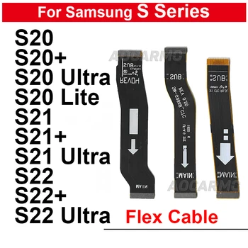 Voor de Samsung Galaxy S20 Lite S21 S22 Plus Ultra s20+ 21P S22+ S21Ultra Moederbord LCD-Hoofdscherm Verbinding Flex Kabel Vervangen Onderdelen
