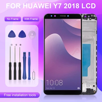 Catteny Voor Huawei Y7 Pro 2018 Lcd-Y7 2018 Display Met Touch Digitizer Y7 Prime 2018 Scherm Met Montage Gratis Verzending