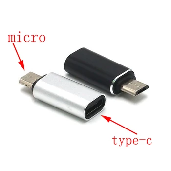 Type-c-Micro USB Android-Telefoon-Kabel Type C Adapter Fast Charger Data Converter voor Xiaomi Huawei Letv Sumsang Kabel