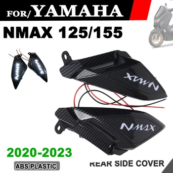 Voor Yamaha Nmax125 Nmax155 NMAX 125 155 2020 2021 2022 2023 Motor Onderdelen Achterzijde Kleine Kant Dekken met Licht Decoratieve Dop