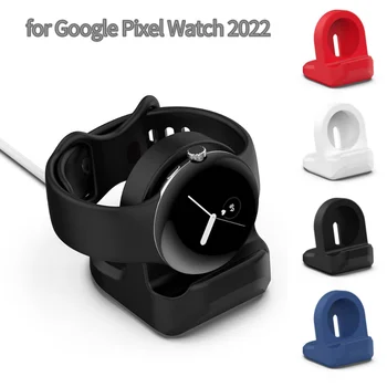 Silicone Draadloze Lader Staan voor Google Pixel Kijken 2022 Draagbare Draadloze Lader Houder Vervangende Onderdelen Horloge Accessoires