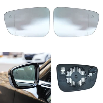 Links Rechts Verwarmd Blind Spot Warning Vleugel Achter spiegelglas Voor BMW 3-Serie G20 G21 5-Serie G30 G31 G32 G38 7-Serie G11 G12