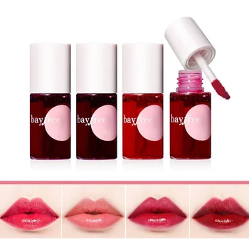 Lip Stain Waterdichte Dual-use Natuurlijke Effect Lippen, Ogen, Wangen Liquid Lip Tint voor Schoonheid Schoonheid Lippen Cosmetics lipgloss
