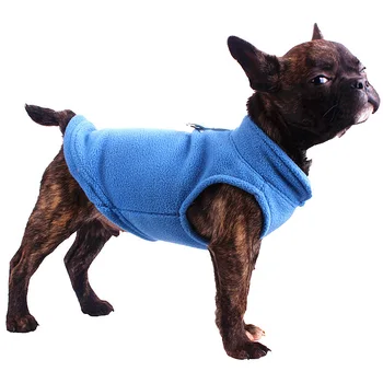 Hond Fleece Vest Koud Weer een Trui van Gezellige Jas Winter Hond Kleding Huisdier Trui Vest met Riem Ring voor Kleine Honden Ropa Perro