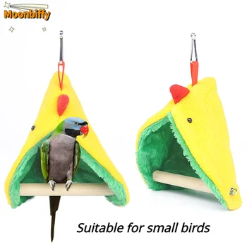 Parrot Hangmat Vogel Hangt Bed Huis Pluche Winter Warme Kooi Nest Tent Papegaai In Een Kooi Vogel Accessoires Accesorios Para Budgie