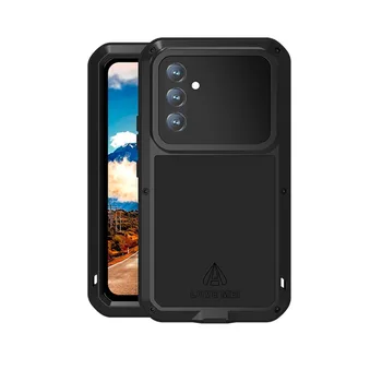 HOU MEI Krachtige Metal Case Voor de Samsung Galaxy A54 5G Case Voor de Galaxy A34 5G A52 A53 A72 A42 A53 Zware Schokbestendige Hoes