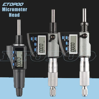 0-25mm Elektronische Micron Micron Hoofden 0.001 mm Hoge Precisie Digitale Micrometer Elektrische Meter Hoofd
