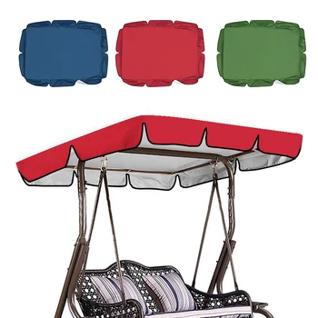 Buiten in de Tuin Polyester Swing Canopy Top Cover UV-Bescherming Waterdicht Stoel Hangmat Dak Vervangen Stoel Markies Zonnescherm