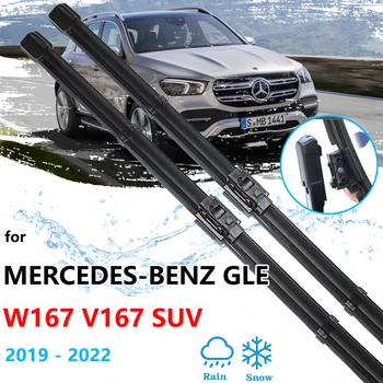 Voor Mercedes-Benz GLE W167 V167 SUV 2019 2020 2021 2022 Front Rear Window Frameless Wisser Rubber Vervangende Auto Onderdelen