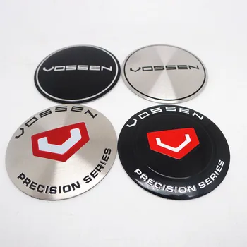 4 stuks 65mm Vossen Wiel Center naafdop Stickers Logo Badge Embleem Auto Styling Accessoires