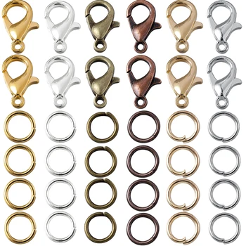 300Pcs/Set karabijnsluiting Springen Open Ringen Sieraden Maken Connector Kits voor doe-het-Ketting-Armband-Ketting-Sieraden-Accessoires