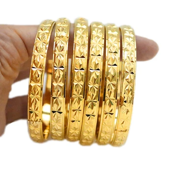 Gouden Ethiopische Sieraden Armbanden 6 Seizoenen Dubai en Golden Style Sieraden voor Vrouwen Afrikaanse Armbanden en Geschenken voor Vrouwen