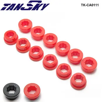 Auto Styling 12pcs/veel Onderste Controle Arm Achter Camber Bus Kit, Rood/Zwart EP-CA0111