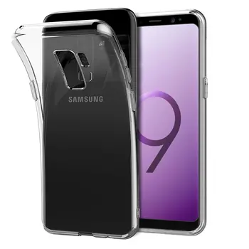 Ultra Thin Clear Siliconen Cases voor de Samsung Galaxy S9/S9 Plus Cover Crystal TPU Transparant Camera Beschermende SamsungS9Plus Capa
