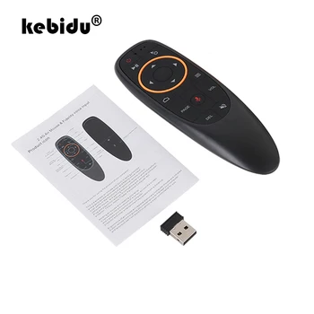 kebidu G10s Vliegen met Air Mouse Mini Remote Control G10 Draadloze 2.4 GHz Voor Android Tv Box Met Voice Control Voor Gyro Sensing Spel