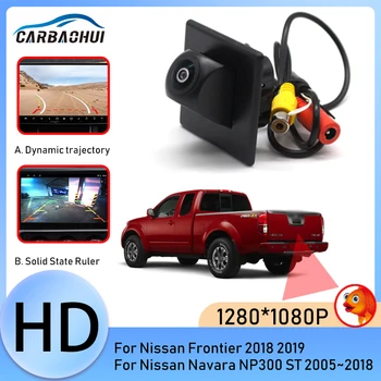 rear view camera CCD Full HD Waterdichte back-up camera achteruitrijcamera Voor Nissan Frontier 2018 2019 Navara NP300 ST 2005~2018