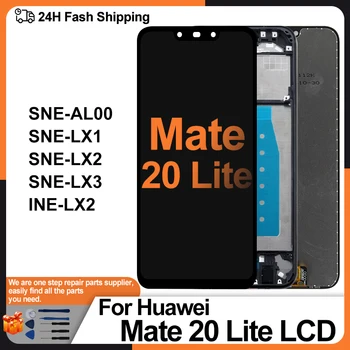 Originele LCD Display Voor Huawei Mate 20 lite LCD-scherm Voor de Huawei mate 20 lite Display GND-AL00 LCD Touch Scherm Digitizer Vergadering