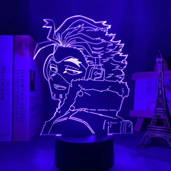 Anime 3d-Lamp Hawks Mijn Held van de Academische wereld voor Slaapkamer Decor verjaardagscadeau Manga Gadget Mijn Held Academia Keigo Takami Licht