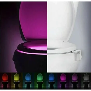Smart PIR Motion Sensor Nacht Licht Wc Licht Waterdichte Wc-bril Voor Wc-pot Achtergrondverlichting WC Verlichting LED Lamp Luminaria