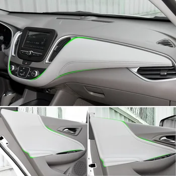 Zacht Leer Deur Armsteun Dekking Voor Chevrolet Malibu XL portier Armsteun Panelen / Center Control Dashboard Paneel Trim