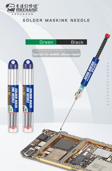 MONTEUR UV-Licht Uithardende Inkt Groen Zwart van de Olie van het soldeerselmasker Inkt Naald voor PCB van BGA Mobiele Telefoon Moederbord Reparatie Tools