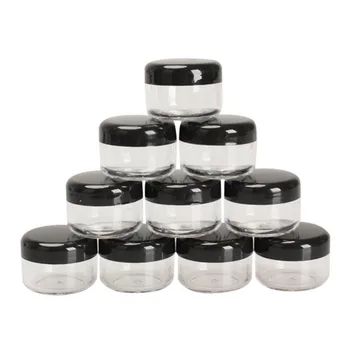 10Pcs 5g/ml Leeg Cosmetische Pot Potten Make-up Tool Gezicht Crème Container Hervulbare Flessen Acryl