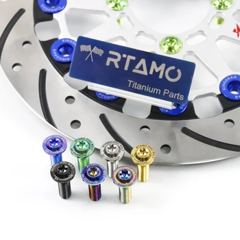 RTAMO Titanium Legering Bouten M8x20/25 OD=16,3.5 H Geschikt voor Nmax/Aerox/XMAX