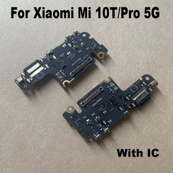 Snelle USB Charging Dock-Poort Voor Xiaomi MI 10T Pro 5G Mic Microfoon-Board Flex Kabel Reparatie Onderdelen Global MI10T