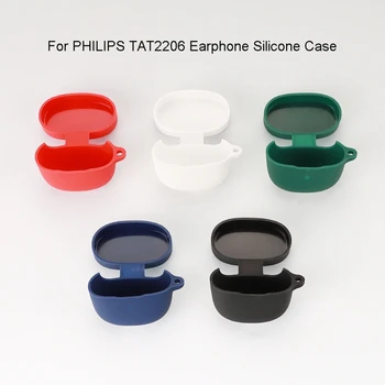 Draadloze Hoofdtelefoon Siliconen Case Compatibel voor Tat2206 Cover Schokbestendig Shell Wasbaar Behuizing Anti-stof Mouw