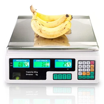 Weegschaal in Balans Digitale Weegschaal het Gewicht van de Machine Koffie Keuken Elektronische Bagage Bereik 40KG