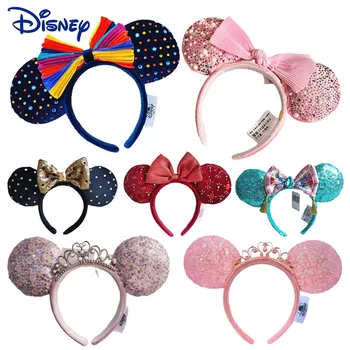 Disney Mickey Mouse Oren Hoofddeksels Partij Juweel Pailletten Haarband Oren KOSTUUM Muts voor Volwassenen/Kinderen Haarband Accessoires