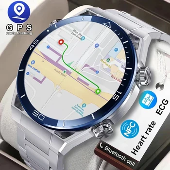 P-LUXE Smartwatch Man 2023 BT Call NFC Smart Watch Mannen Waterdichte Draadloze Opladen 1.5-inch full 454*454 HD-Scherm Voor de Huawei