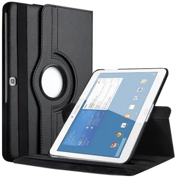 Tabblad 4 10.1 T530 T531 T535 Tablet Case Voor de Samsung Galaxy Tab 4 10.1 360 Draaibare PU Lederen Hoes SM-T530 Flip Funda Capa Geval