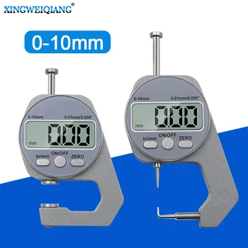 1Set Elektronische Digitale diktemeter Meter Mini 0,01 MM 0-10 MM Tester Micrometer Meten Gereedschap