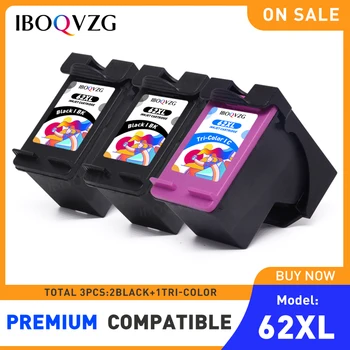IBOQVZG Inkt Cartridge 62XL Vervanging Voor HP 62 XL Voor HP62 Officejet 5740 5741 5742 5743 5745 200 250 5744 5746 Printers