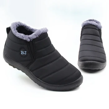 Mannen Lichtgewicht Laarzen Winter Schoenen Voor Heren Snow Boots Waterdicht Winter Schoeisel Plus Size 47 Slip Op Unisex Ankle Laarzen Van De Winter