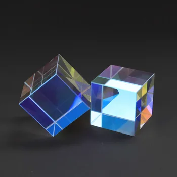 L40 Kbxlife het Mengen van Kleur Kubus Zes-kleur Prisma Light Cube Plek Levering Optische Wetenschap Creatieve Decoratie Optisch Prisma z40