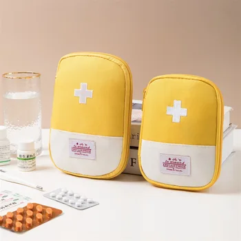 Mini Outdoor Ehbo-Kit Portable Travel Drug Kit Emergency Kit Kleine Drug Scheidingsteken Opbergtas Box Accessoires