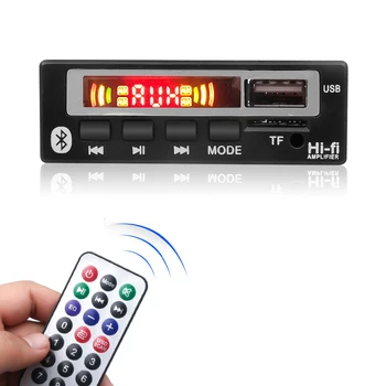 Bluetooth-V5.0 MP3-Speler Stereo-installatie Draadloze Ontvanger 5V 12V Mp3-Decoder Raad Auto FM Radio Module TF USB Audio Adapter