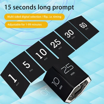 LED-Display Creative Time Management Herinneringen 15 Seconden Lang Prompt Countdown-Timers Countup-Timers Huis Keuken Gadgets